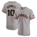 Friene SF.Giants #10 Casey Schmitt Player Gray Home Limited Elite Stitched Jerseys
