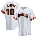 Friene SF.Giants #10 Casey Schmitt Player White Home Game Stitched Jerseys