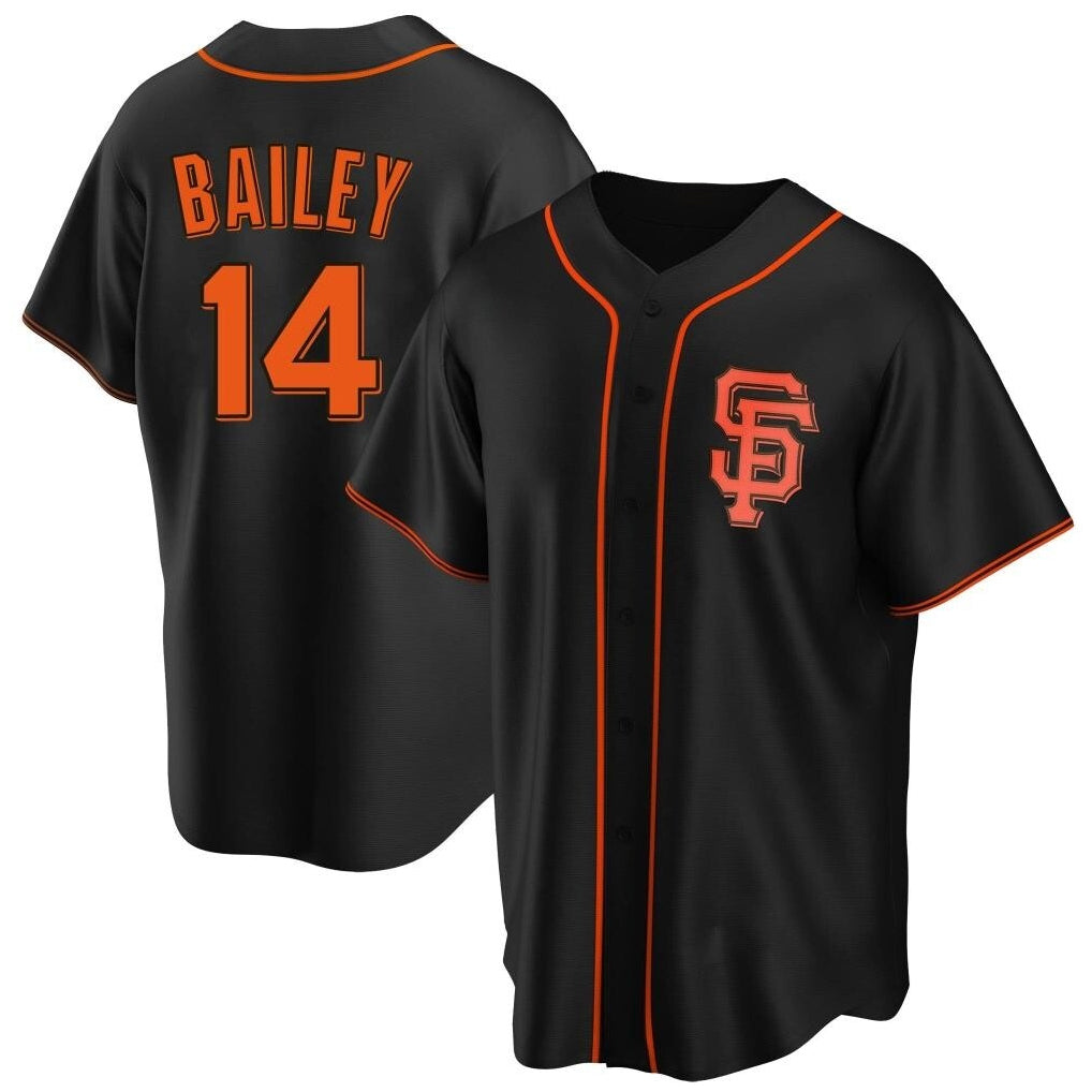 Friene SF.Giants #14 Patrick Bailey Player Black 2026 Home Game Stitched Jerseys