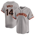 Friene SF.Giants #14 Patrick Bailey Player Gray Home Limited Stitched Jerseys