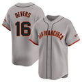 Friene SF.Giants #16 Rafael Devers Player Gray Home Limited Stitched Jerseys
