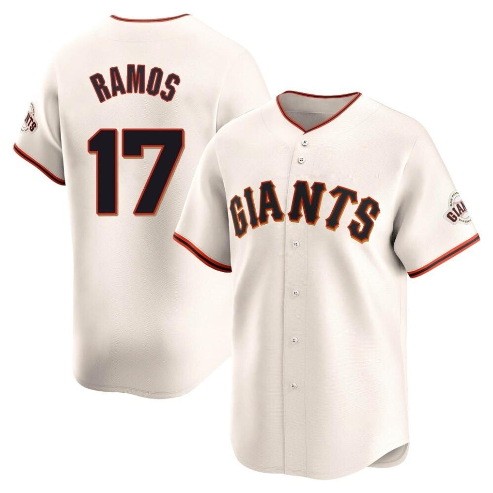 Friene SF.Giants #17 Heliot Ramos Player Cream Home Limited Stitched Jerseys