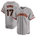 Friene SF.Giants #17 Heliot Ramos Player Gray Home Limited Stitched Jerseys