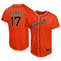 Friene SF.Giants #17 Heliot Ramos Player Orange Home Limited Stitched Jerseys