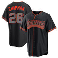 Friene SF.Giants #26 Matt Chapman Player Black Alternate Limited Stitched Jerseys