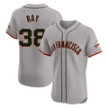 Friene SF.Giants #38 Robbie Ray Player Gray Home Limited Elite Stitched Jerseys