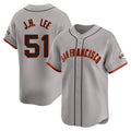 Friene SF.Giants #51 Jung Hoo Lee Player Gray Home Limited Stitched Jerseys