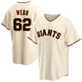 Friene SF.Giants #62 Logan Webb Player Cream Home Game Stitched Jerseys