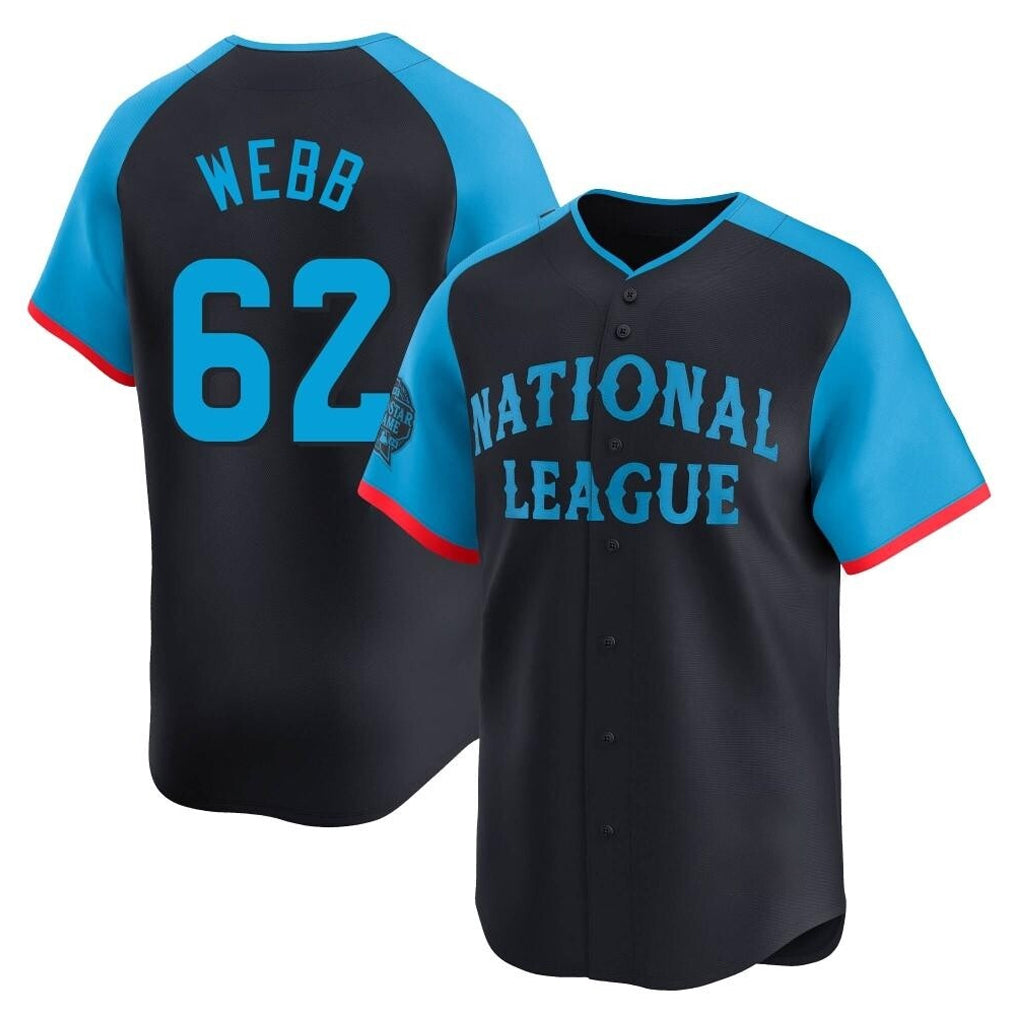 Friene SF.Giants #62 Logan Webb Player Navy National League All-Star Home Limited Stitched Jerseys