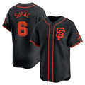 Friene SF.Giants #6 Daniel Susac Player  Black 2026 Home Limited Stitched Jerseys