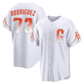 Friene SF.Giants #73 Randy Rodriguez Player White City Connect Home Game Stitched Jerseys
