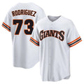 Friene SF.Giants #73 Randy Rodriguez Player White Home Game Stitched Jerseys