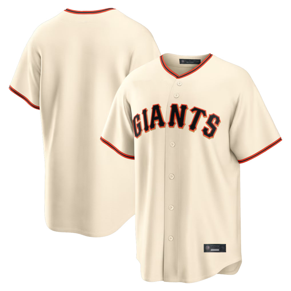 Friene SF.Giants ## Giants Blank Player Cream Home Game Stitched Jerseys