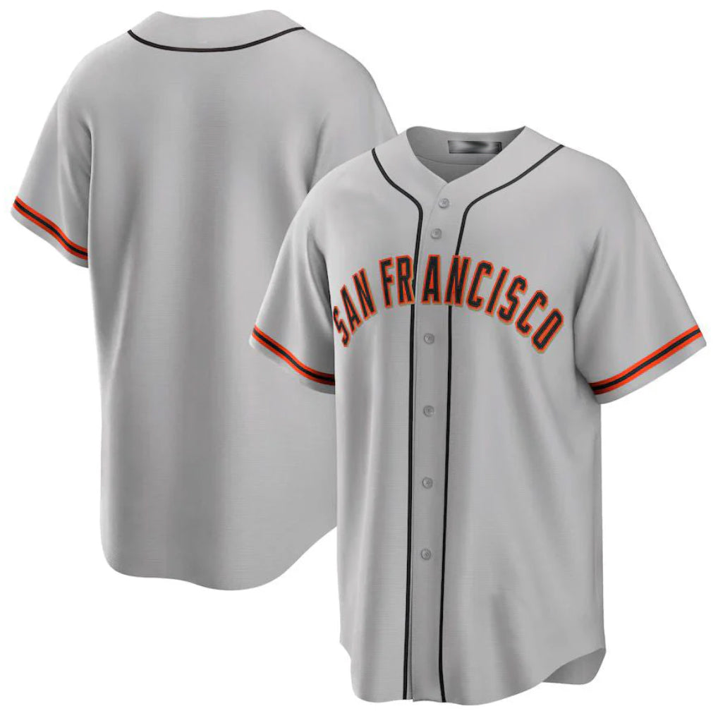 Friene SF.Giants ## Giants Blank Player Gray Home Game Stitched Jerseys