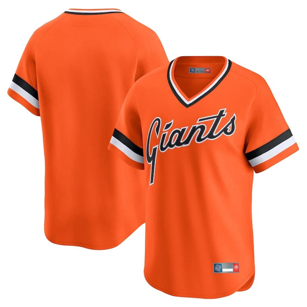 Friene SF.Giants ## Giants Blank Player Orange 2025 Cooperstown Collection Limited T-shirt Stitched Jerseys