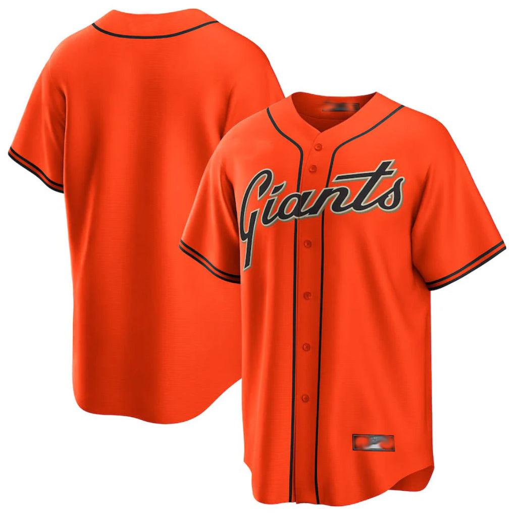 Friene SF.Giants ## Giants Blank Player Orange Alternate Replica Game Stitched Jerseys