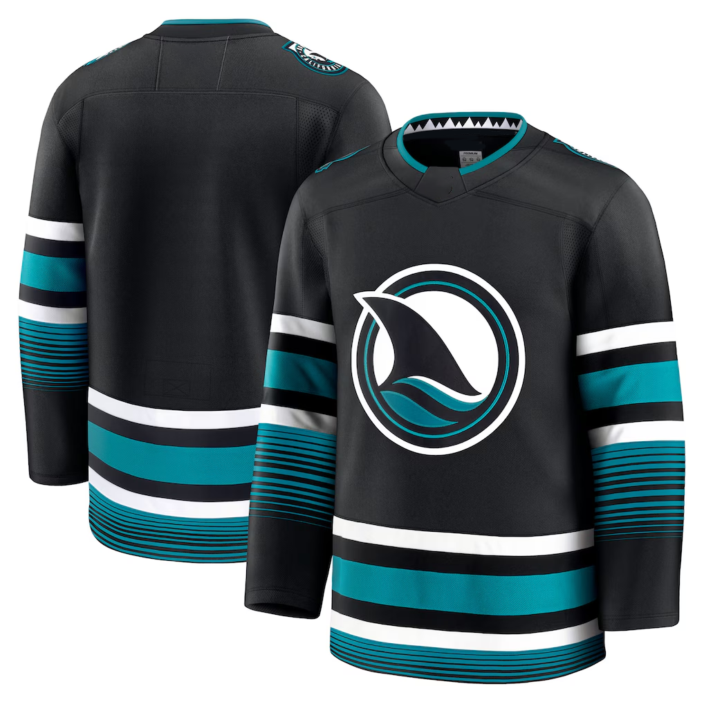 Friene SJ.Sharks Black Alternate Premium Jerseys
