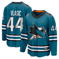 Friene SJ.Sharks #44 Marc-Edouard Vlasic Teal Home Breakaway Player Jerseys
