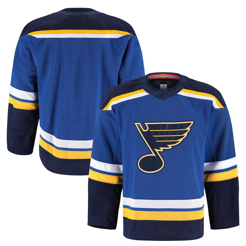 Friene SL.Blues Blue Home Authentic Pro Jerseys