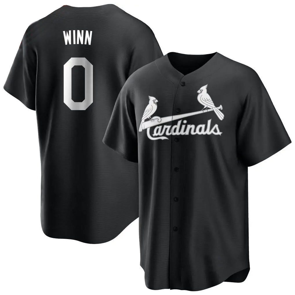 Friene St. Louis Cardinals #0 Masyn Winn Player Black City Connect Home Limited Stitched Jerseys