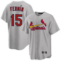 Friene St. Louis Cardinals #15 Jose Fermin Player Gray Home Game Stitched Jerseys