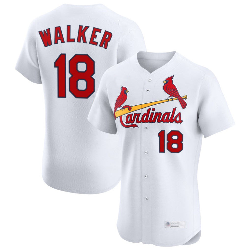 Friene St. Louis Cardinals #18 Jordan Walker Player White Home Limited Elite Stitched Jerseys
