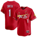 Friene St. Louis Cardinals #1 Ozzie Smith Player Red City Connect Limited Stitched Jerseys