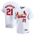 Friene St. Louis Cardinals #21 Lars Nootbaar Player White Home Limited Stitched Jerseys