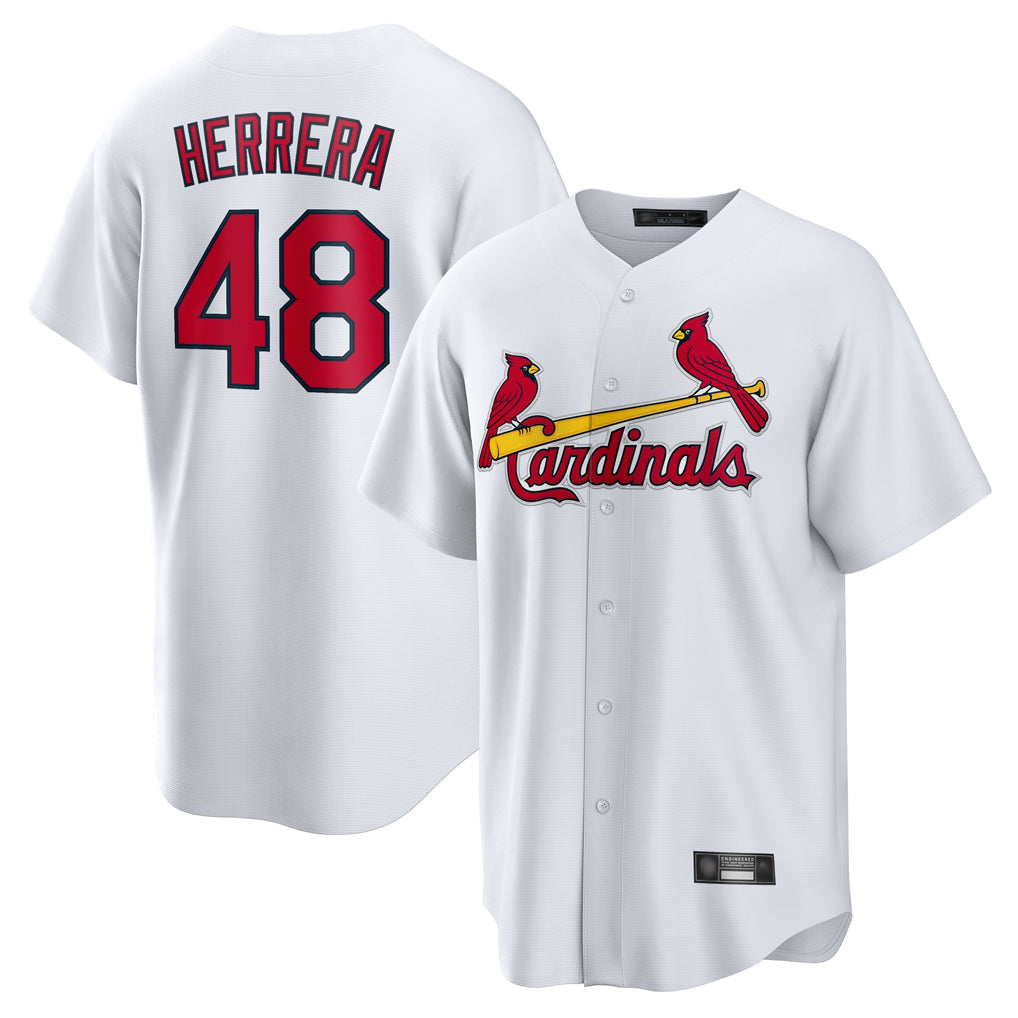 Friene St. Louis Cardinals #48 Ivan Herrera Player White Home Game Stitched Jerseys