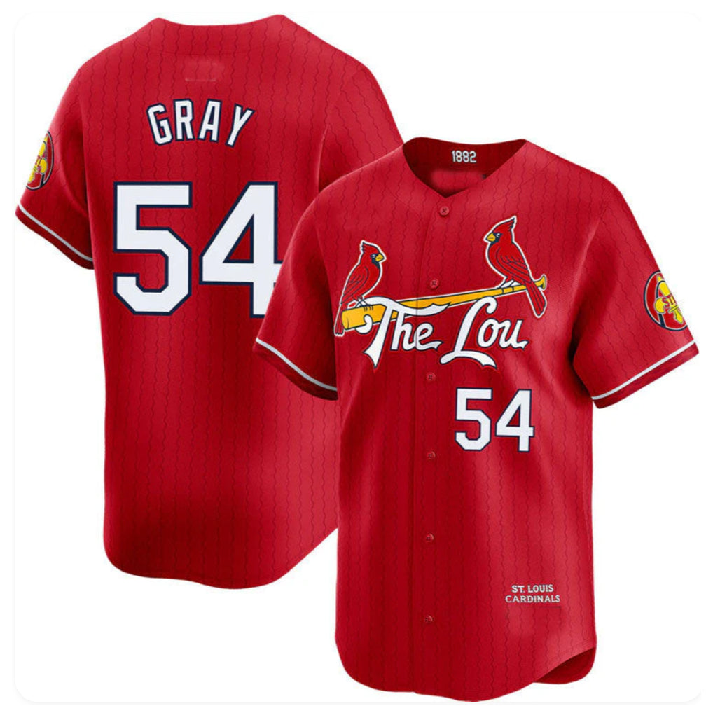 Friene St. Louis Cardinals #54 Sonny Gray Player Red City Connect Limited Stitched Jerseys