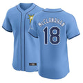 Friene T.Bay Rays #18 Shane McClanahan Player Light Blue Home Limited Stitched Jerseys
