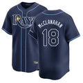 Friene T.Bay Rays #18 Shane McClanahan Player Navy Home Limited Stitched Jerseys