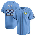 Friene T.Bay Rays #22 Griffin Jax Player Light Blue Home Limited Stitched Jerseys