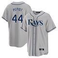 Friene T.Bay Rays #44 Ryan Pepiot Player Gray Home Limited Stitched Jerseys