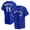 Friene T.Blue Jays #11 Bo Bichette Player Blue Rush Limited Stitched Jerseys