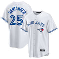Friene T.Blue Jays #25 Anthony Santander Player White Game Stitched Jerseys
