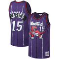 Friene T.Raptors #15 Vince Carter Mitchell & Ness Purple 199899 Big & Tall Hardwood Classics Swingman Jerseys
