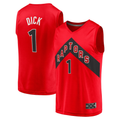 Friene T.Raptors #1 Gradey Dick Red Fast Break Player Jerseys - Icon Edition
