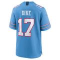 Friene T.Titans #17 Chimere Dike Light Blue Team Game Stitched Jerseys