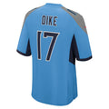 Friene T.Titans #17 Chimere Dike Light Blue Team Game Stitched Jerseys