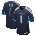 Friene T.Titans #1 Cameron Ward Player Navy Game Stitched Jerseys