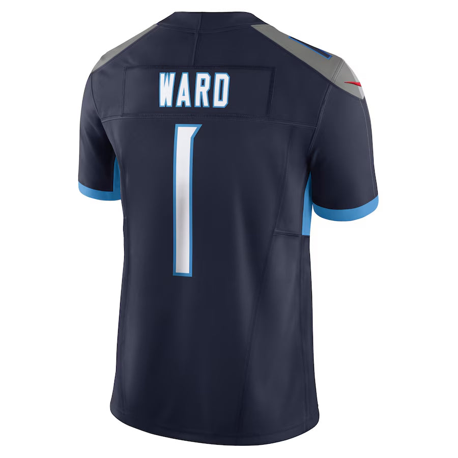 Friene T.Titans #1 Cameron Ward Player Navy Vapor F.U.S.E. Limited Stitched Jerseys