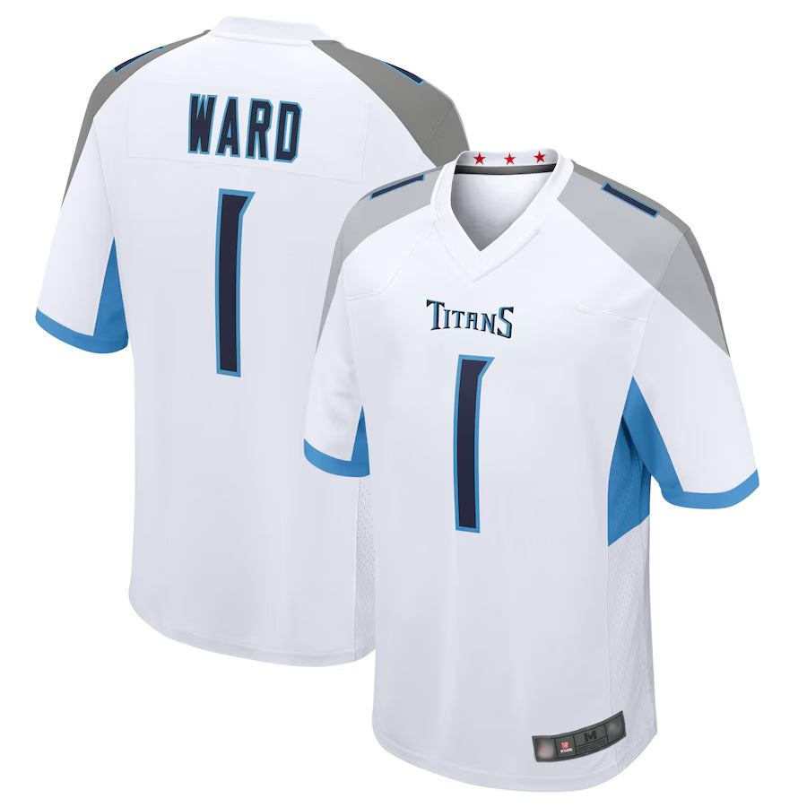 Friene T.Titans #1 Cameron Ward Player White Game Stitched Jerseys