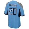 Friene T.Titans #20 Tony Pollard Player Light Blue Home Game Stitched Jerseys
