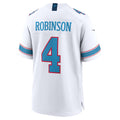 Friene T.Titans #4 Wan'Dale Robinson White Game Stitched Jerseys