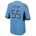 Friene T.Titans #55 JC Latham Player Light Blue Home Game Stitched Jerseys
