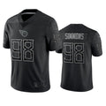 Friene T.Titans #98 Jeffery Simmons Player Black RFLCTV Limited Stitched Jerseys