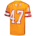Friene TB.Buccaneers 1993 #47 John Lynch Mitchell & Ness Orange Authentic Throwback Retired Player Puhic  Stitched Jerseys