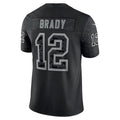 Friene TB.Buccaneers #12 Tom Brady Player Black RFLCTV Limited Stitched Jerseys