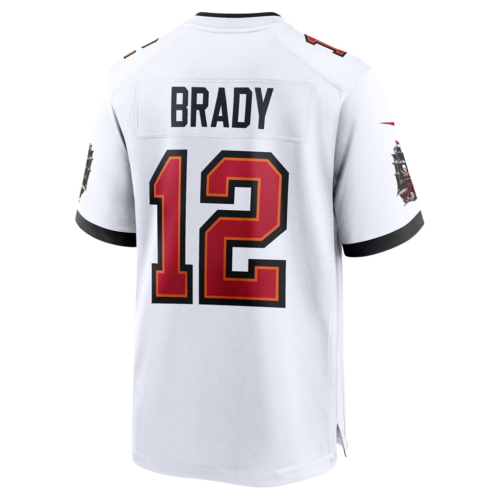 Friene TB.Buccaneers #12 Tom Brady Player White Home Game Stitched Jerseys
